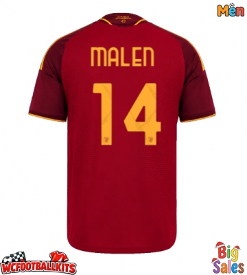 AS Roma Donyell Malen #14 Replica Home Stadium Shirt 2026-27 Short Sleeve